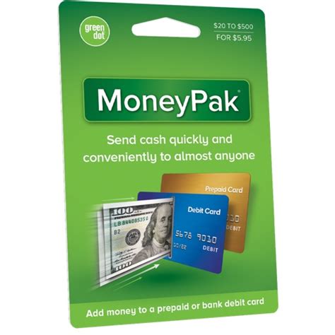 money pack by green dot.